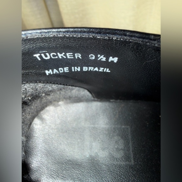 Tucker Women’s 9.5 Black Leather Ankle Boots - Picture 3 of 7